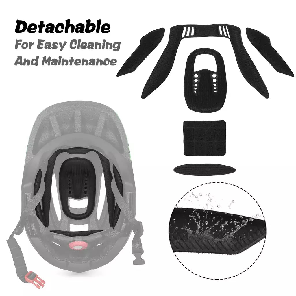 Capacete facial completo destacável para crianças, capacete de segurança esportivo para ciclismo, skate, patinação