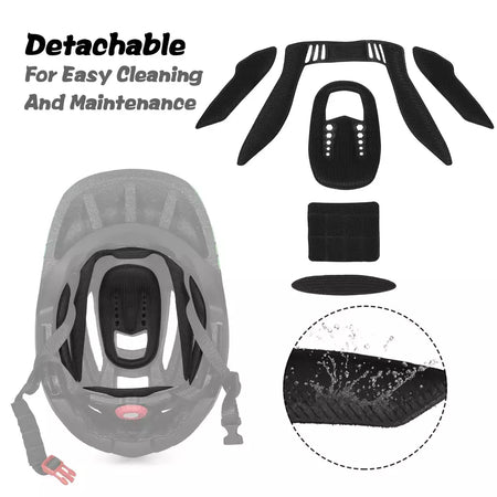 Capacete facial completo destacável para crianças, capacete de segurança esportivo para ciclismo, skate, patinação
