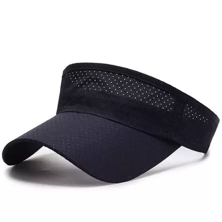 Verão Respirável Air Sun Chapéus Homens Mulheres Viseira Ajustável Proteção UV Top Vazio Solid Sports Tennis Running Sunscreen Cap Hat