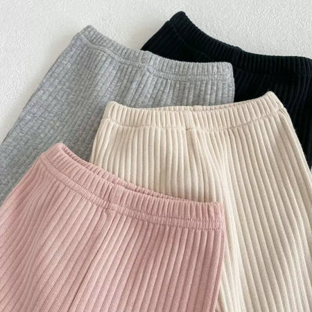 Calças de bebê verão calças finas recém-nascidos menino estiramento da criança meninos menina roupas cor sólida roupas infantis para crianças