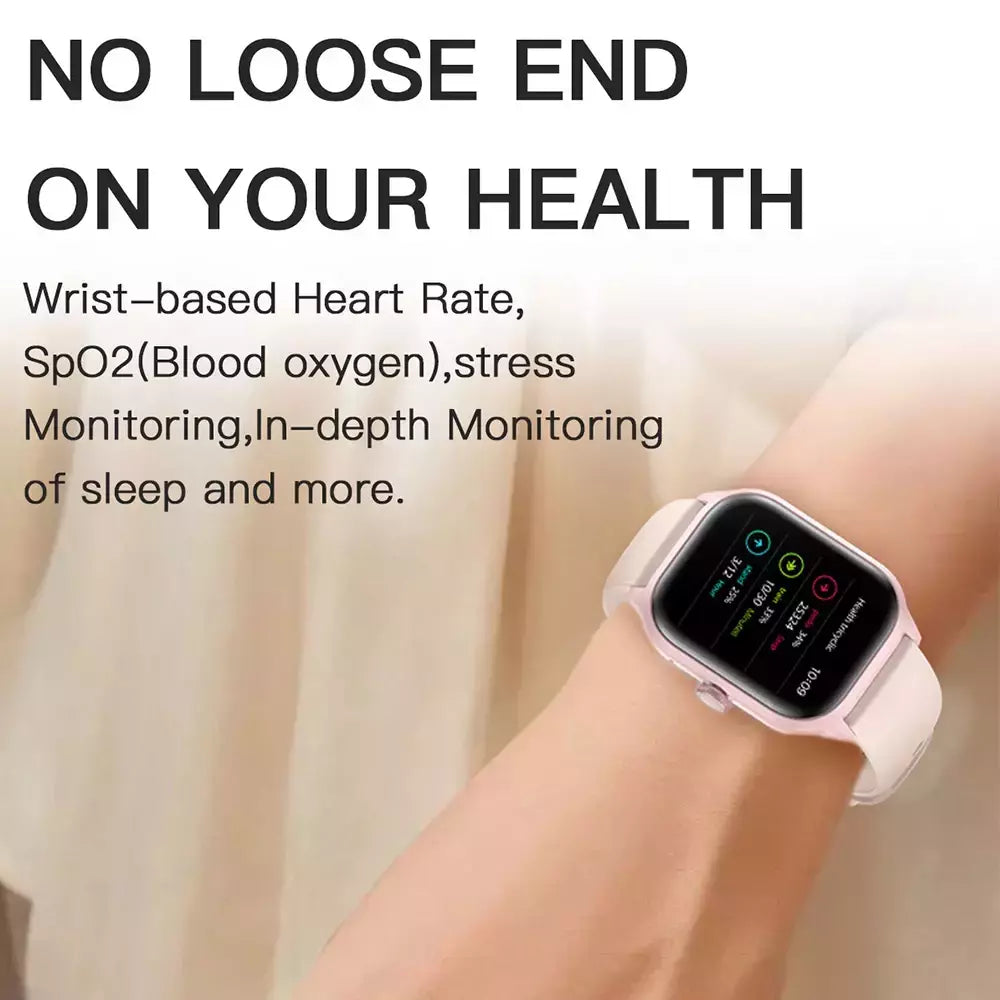 LEMFO LT10 Smartwatch para homens e mulheres Touch Dial Chamada Música Smartwatch Android iOS Rastreador de Fitness Relógios Esportivos 2024