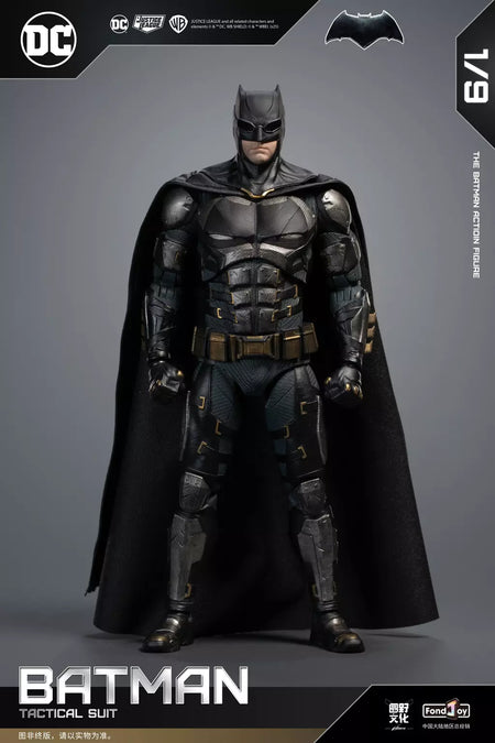 Novo original fondjoy bruce wayne batman figura tático batuit batman liga da justiça figuras detetive quadrinhos 1/9 pvc brinquedo do miúdo