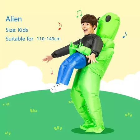 Et-alientais traje inflável monstro assustador cosplay para crianças adultas ação de graças festa de natal festival palco crianças roupas