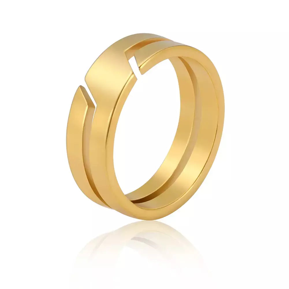 Skyrim anel de aço inoxidável para homens mulheres preto minimalista casual anéis de dedo 2025 casal jóias presente de casamento para amante