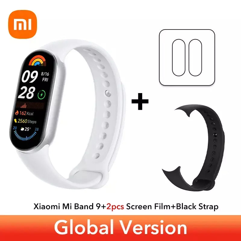 Versão global xiaomi banda inteligente 9 1.62 display amoled spo2 monitoramento 21 dias de vida útil da bateria mais de 150 modos esportivos smartband