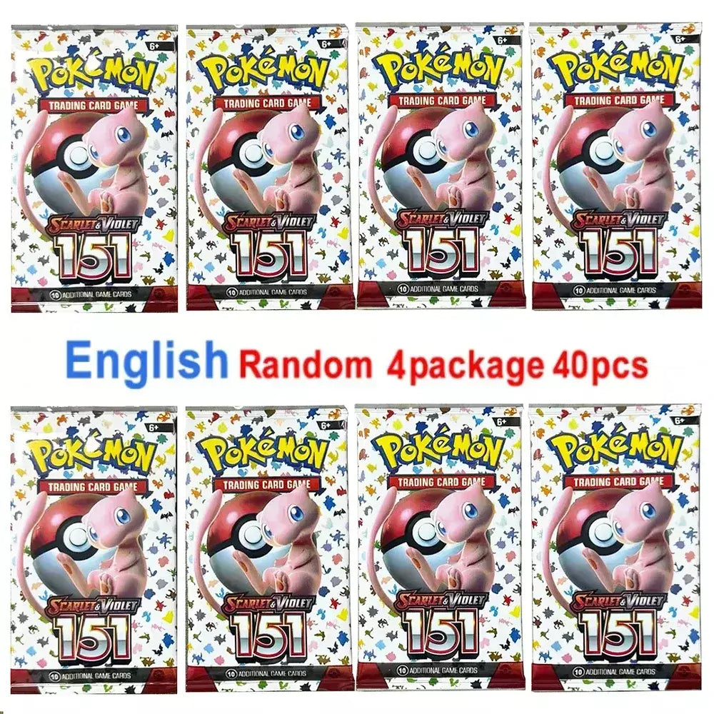 Novo 36/40 pçs caixa pokemon cartão escarlate & violeta evoluções prismáticas inglês impulsionador batalha carte negociação cartões de coleção presentes