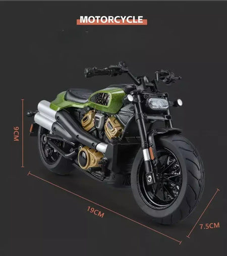 1/12 harley davidson sportster s moto liga modelo diecast corrida motocicleta brinquedo crianças presente coleção em miniatura voiture