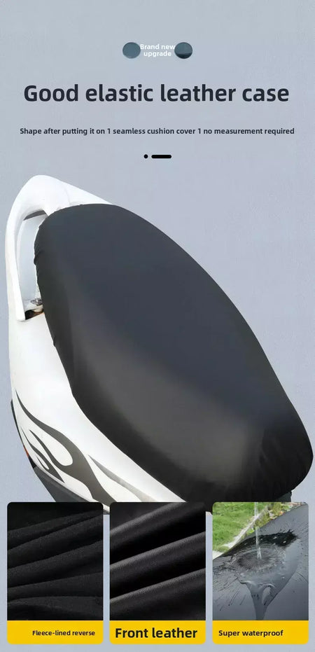 Capa de assento de motocicleta premium, à prova d'água, poeira, à prova de chuva, antiderrapante, respirável, universal, adequado para moto, scooter