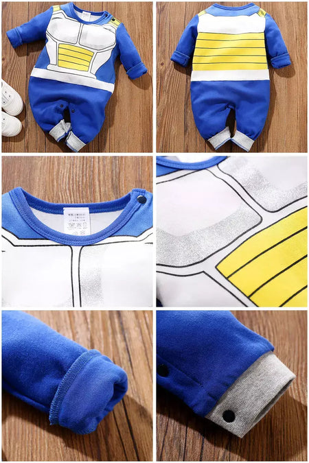 Bebê menina menino traje anime roupas recém-nascidos macacão infantil luffy akatsuki vegeta cosplay macacão da criança traje de halloween 0-18m