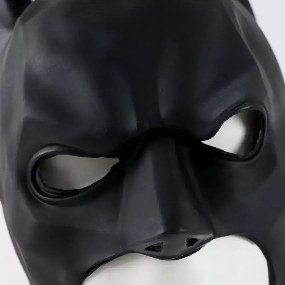 Máscara de morcego arnês material de látex cosplay chapelaria halloween noite dança festa adulto máscara de látex para homem anime