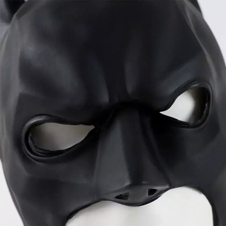 Máscara de morcego arnês material de látex cosplay chapelaria halloween noite dança festa adulto máscara de látex para homem anime