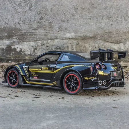 1:32 nissan gtr GT-R r35 r34 supercar liga modelo de carro diecasts & veículos de brinquedo carros de brinquedo brinquedos do miúdo para crianças presentes menino brinquedo