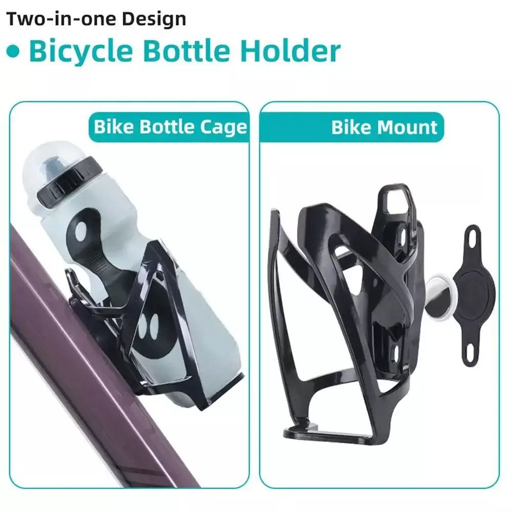 Para apple localizador de bicicleta chaleira suporte montagem de bicicleta de estrada garrafa gaiola anti-perdido caso de localização gps para airtag