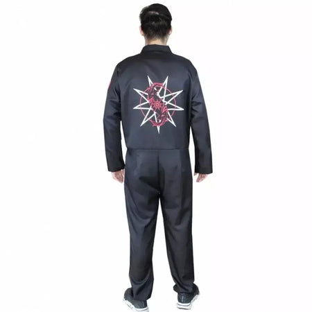 Macacão Slipknot masculino sem máscara, Fantasia Cosplay Festa Carnaval Halloween, adulto