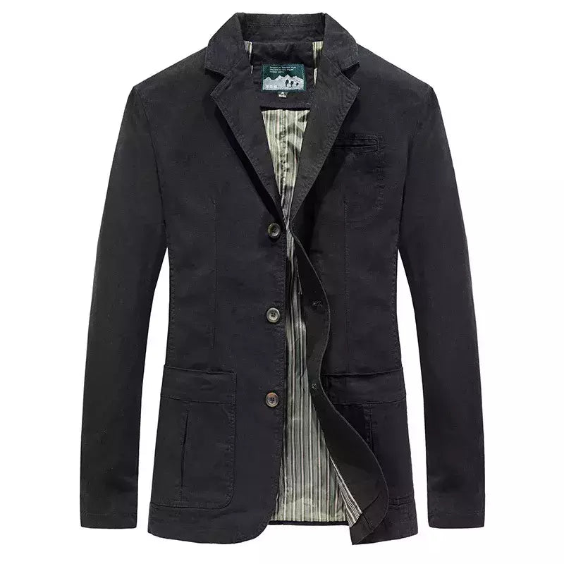 Blazers masculinos casuais de algodão, jaquetas slim fit, ternos masculinos, casacos de alta qualidade, tamanho 4XL