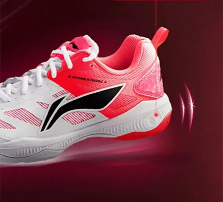 Li-ning unissex gladiador ii sapatos de treinamento de badminton almofada forro de rebote das mulheres dos homens tênis de suporte estável aytv017