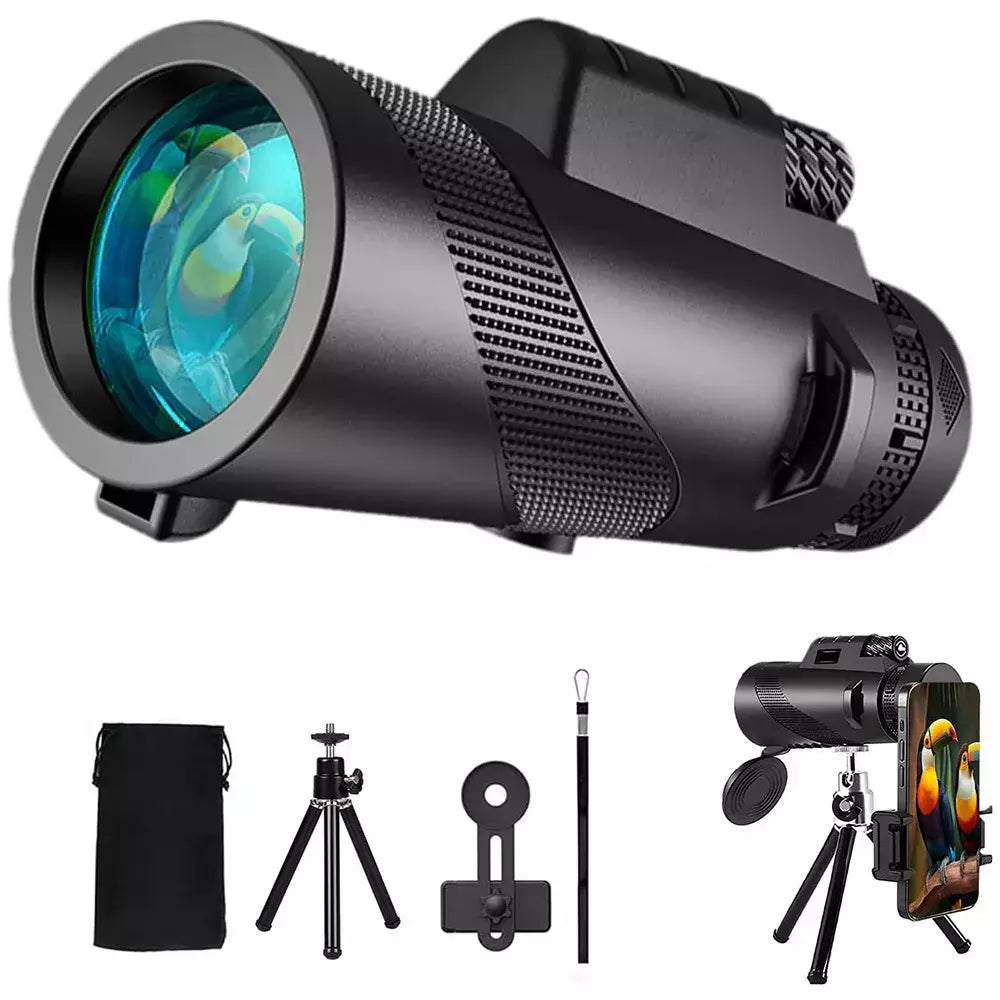 80x100 portátil zoom hd 5000m telescópio dobrável de longa distância mini telescópio poderoso para caça esportes ao ar livre acampamento viagem