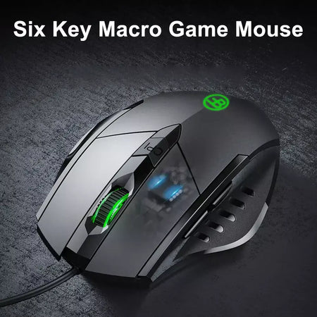 Rato de jogo com fio usb ratos mecânicos usb luz luminosa mouse óptico gamer ratos para computador portátil jogo