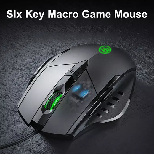Rato de jogo com fio usb ratos mecânicos usb luz luminosa mouse óptico gamer ratos para computador portátil jogo