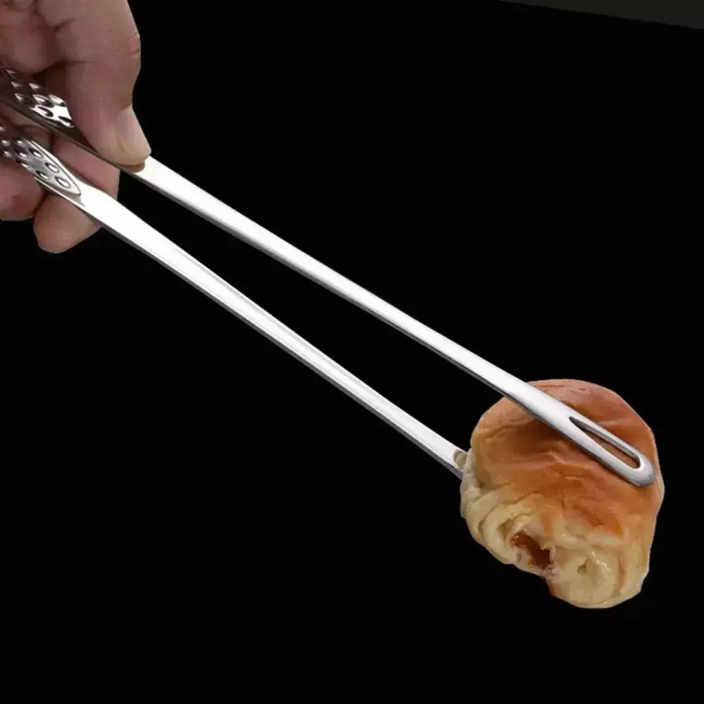 304 pinças de alimentos de aço inoxidável alça longa antiderrapante pinças de churrasco pinças de bife cozinha ferramentas de cozinha acessórios de cozinha