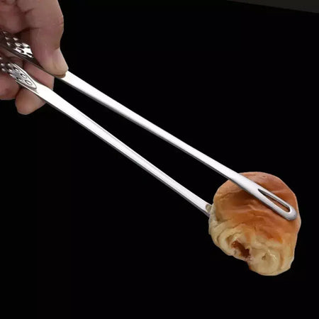 304 pinças de alimentos de aço inoxidável alça longa antiderrapante pinças de churrasco pinças de bife cozinha ferramentas de cozinha acessórios de cozinha