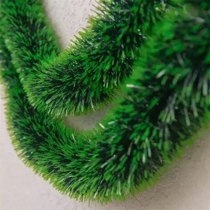 Natal enfeites fitas fita de cana verde guirlanda árvore de natal diy pendurado pendente grinalda ornamento decoração de festa decoração de casa