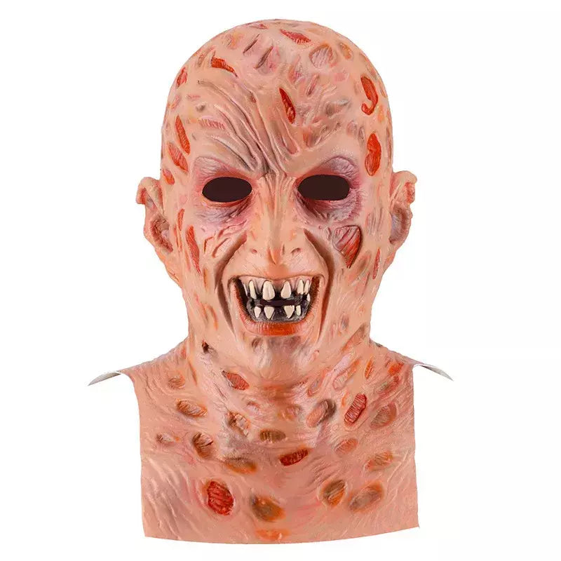 Assassinos jason máscara chapéu garras freddy krueger filmes de terror assustador látex chapelaria cosplay para emulsão para trajes de festa de halloween