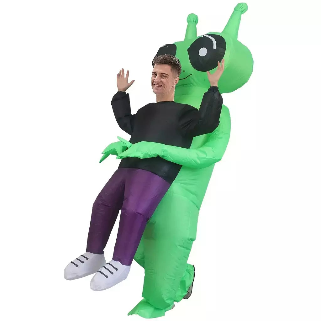 Adulto et alienígena traje inflável engraçado ternos extravagantes vestido morte fantasma purim halloween carnaval anime festa cosplay trajes