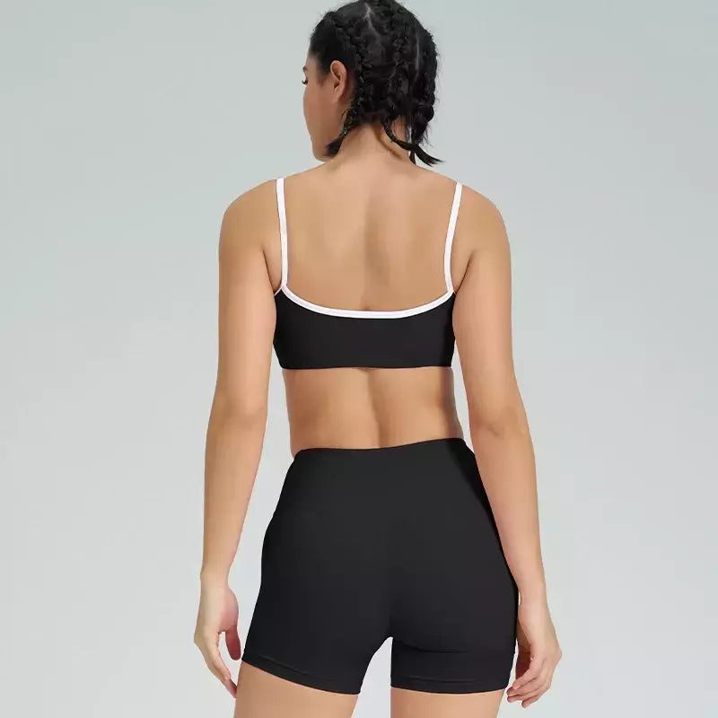 Terno de Yoga Patchwork de duas peças para mulheres, cintura alta Flare Leggings, roupas de treino Fitness Sportswear agasalho