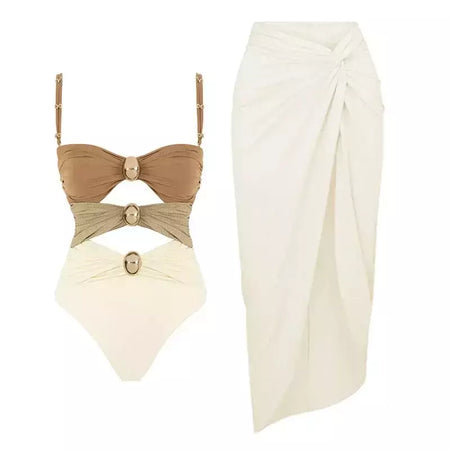 Hollowen-maiô de uma peça das mulheres com cobertura, swimwear sexy, fora do ombro trajes de banho, patchwork bathsuit, cinto bodysuit, Beachwear