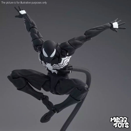 Novos brinquedos bagunça figura do homem-aranha terno preto vizinho simbionte messto brinquedos escarlate vizinho figura de ação ct brinquedos preto vermelho homem aranha