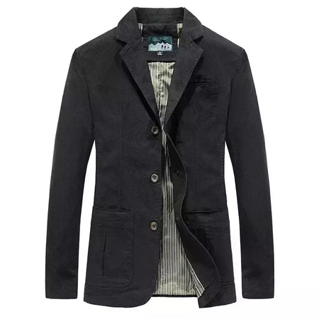 Blazers masculinos casuais de algodão, jaquetas slim fit, ternos masculinos, casacos de alta qualidade, tamanho 4XL