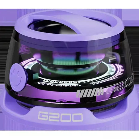 Vikefon portátil mini alto-falante bluetooth g200 rgb iluminação alto-falante magnético bt5.3 mini caixa de som 7 horas reprodução suporte do telefone