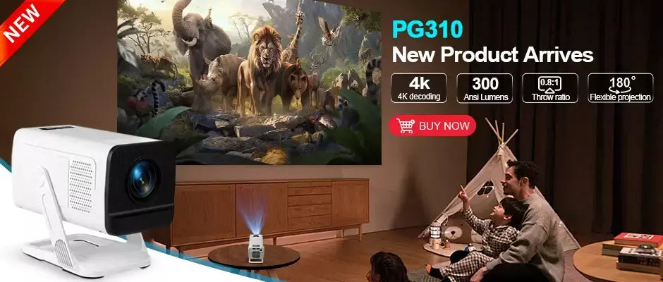 Thundeal foco automático pg370 full hd 4k projetor para filme wifi android projetor smart tv home theater mini projetor de vídeo portátil