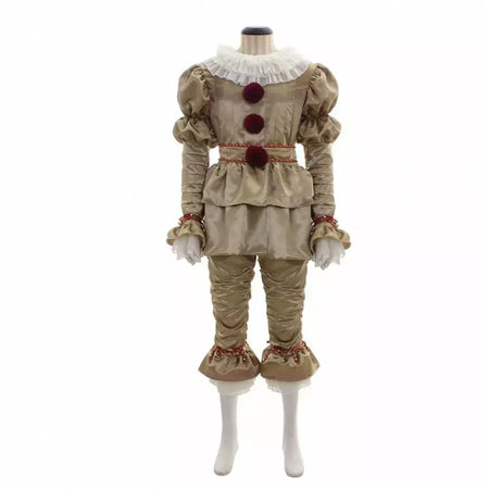 Anime noite palhaço coringa adulto pennywise cosplay traje halloween palhaço stephen king masculino feminino cos ternos roupa uniforme festa