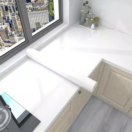Papel de parede autoadesivo de mármore, Oil Proof, Adesivos em rolos para cozinha, Impermeável, Papel de contato para parede do banheiro
