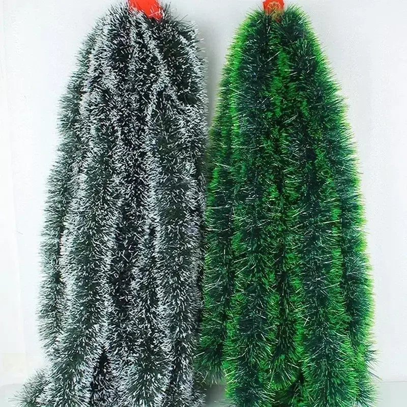 Natal enfeites fitas fita de cana verde guirlanda árvore de natal diy pendurado pendente grinalda ornamento decoração de festa decoração de casa