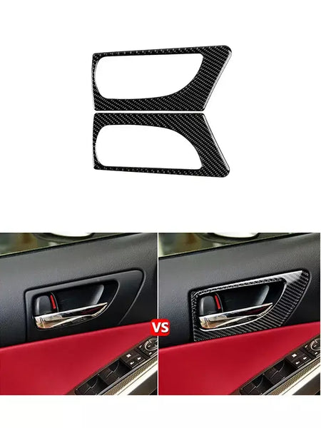 Material De Fibra De Carbono Adesivos, Auto Molduras Interiores, Tira Decorativa, Acessórios Do Carro, Lexus IS250 IS250C IS300 2014-2018