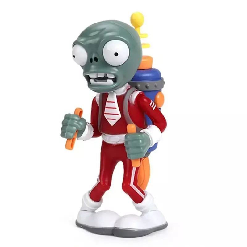 Plantas vs zumbis figura de ação gargantuar dr. zumbi conehead balde de futebol yeti figuras presentes de aniversário crianças brinquedo para meninos
