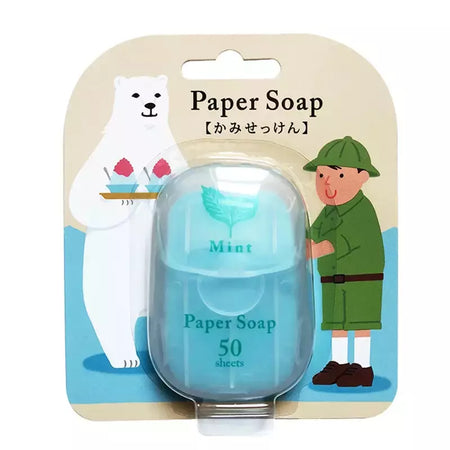 Portátil Descartável Sabão Caixa De Papel, Viagem Lavar A Mão, Banho Limpo, Scented Slice Sheets, Mini Papel Sabão, Fontes Do Banheiro, 50Pcs