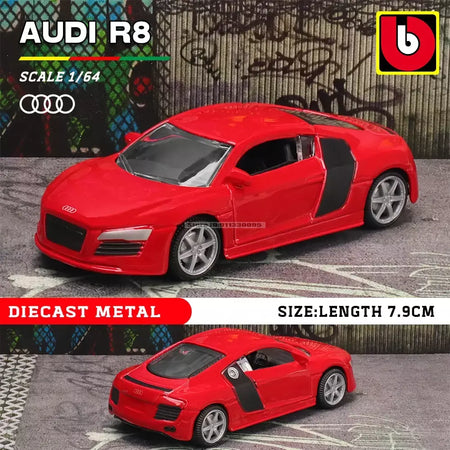 Bburago 1:64 ônibus volkswagen porsche ford mustang audi bmw liga carro de luxo fundição modelo de carro brinquedo coleção presente