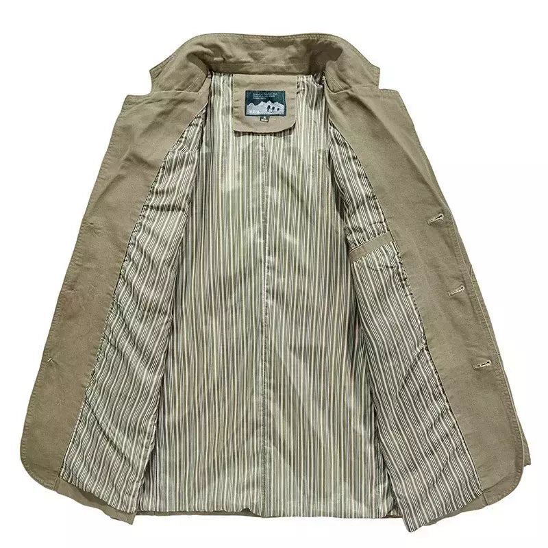 Blazers masculinos casuais de algodão, jaquetas slim fit, ternos masculinos, casacos de alta qualidade, tamanho 4XL