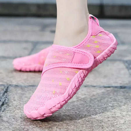 Crianças tênis de secagem rápida meninos meninas luz respirável praia aqua sapatos do miúdo elástico antiderrapante sapatos esportivos aquáticos
