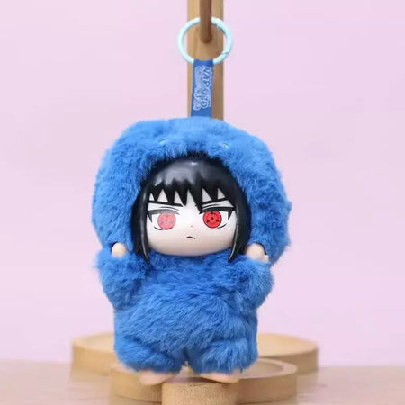 Naruto besta de cauda série brinquedos de pelúcia bonito sasuke sakura bonecas de vinil kawaii gaara hinata kakashi saco chaveiros para presente aniversário