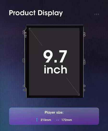 Srnubi 2 din 9.7 "android 13 carplay rádio do carro para ford focus 3 mk 3 2011 2012 - 2019 reprodutor multimídia 2din gps auto estéreo dvd