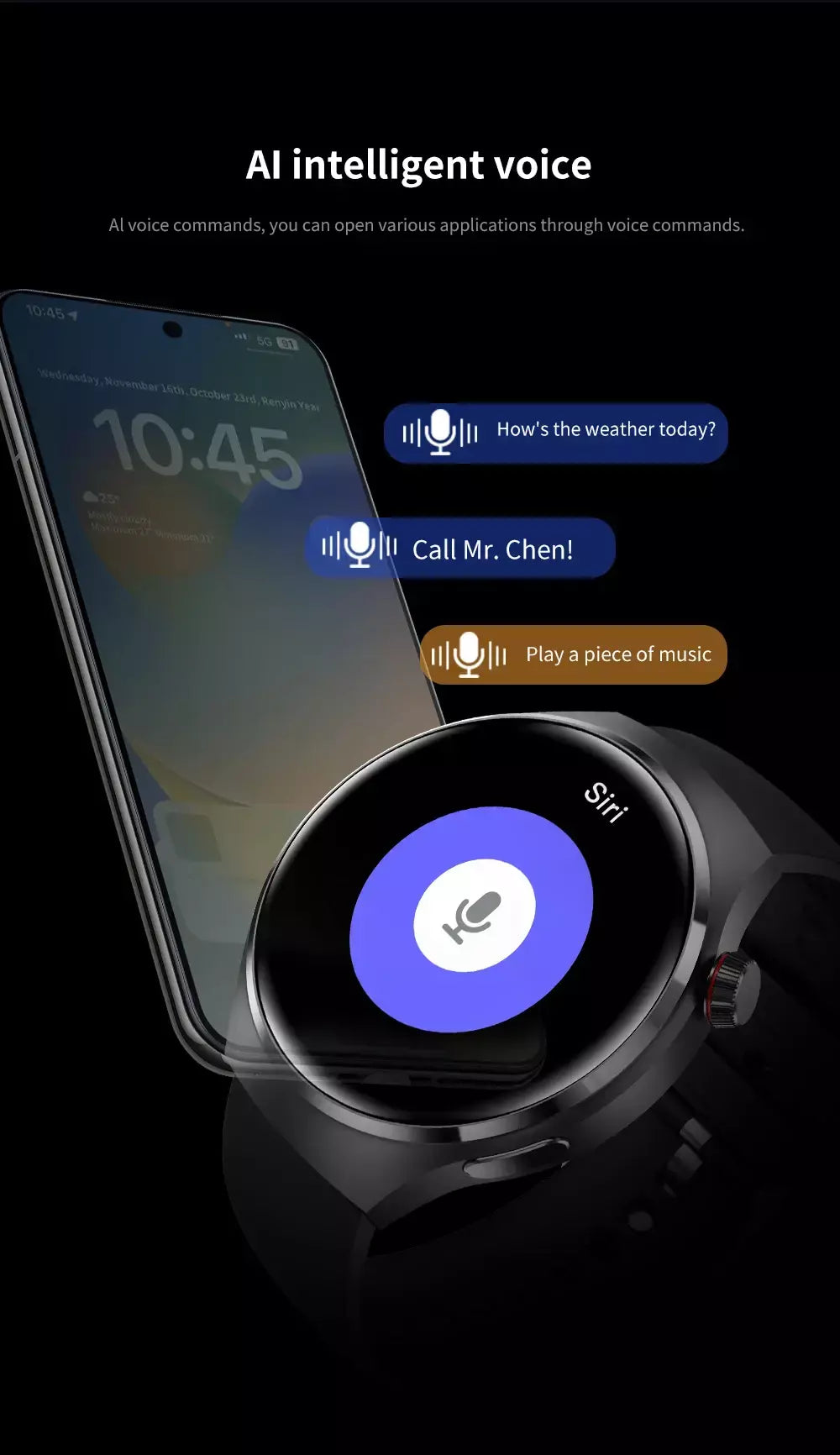 Xiaomi relógio inteligente masculino ms. nfc gps 360*360 1.52amoled hd screentracker bússola bluetoothcall ip68 esporte freqüência cardíaca smartwatch
