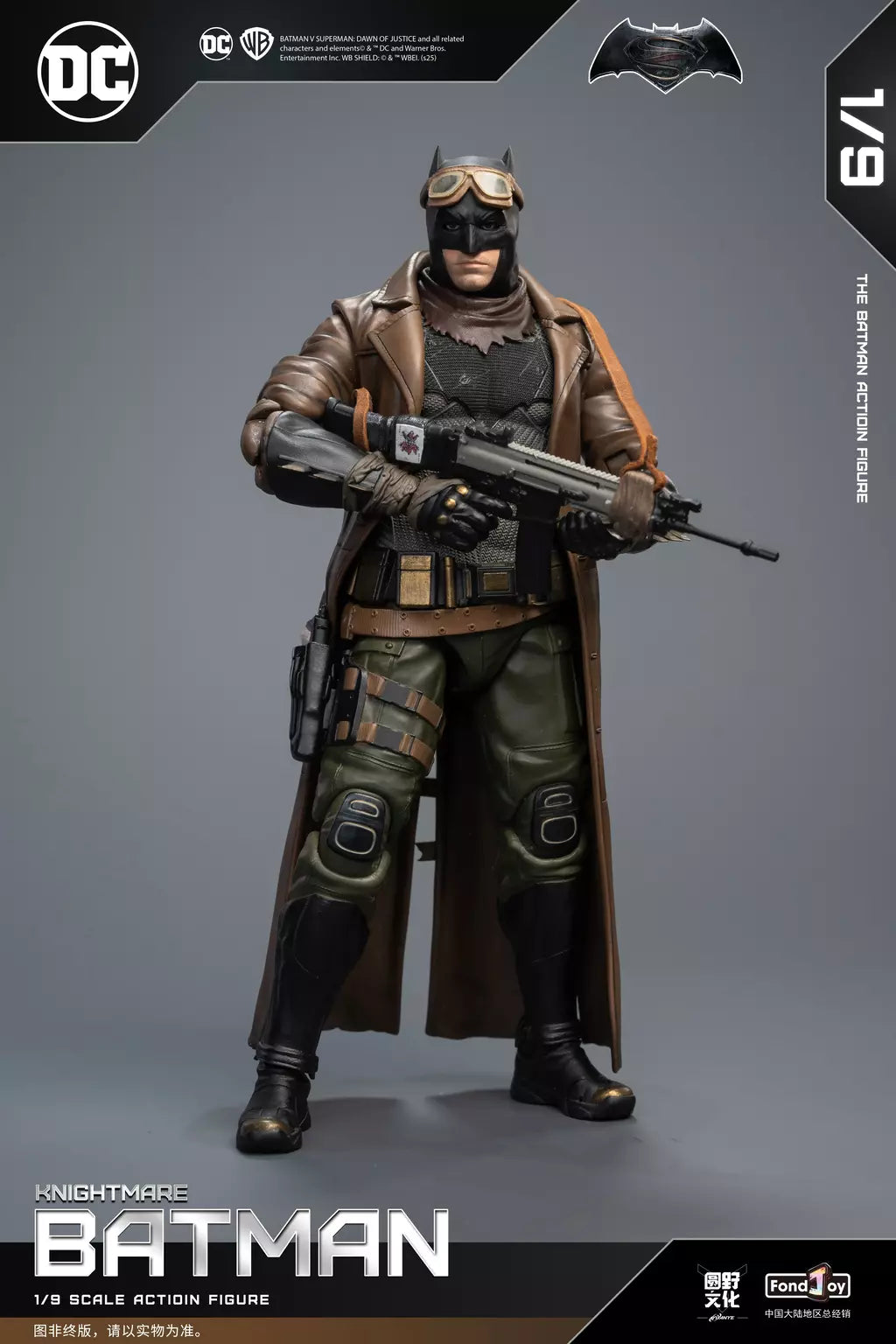 Novo original fondjoy bruce wayne batman figura tático batuit batman liga da justiça figuras detetive quadrinhos 1/9 pvc brinquedo do miúdo