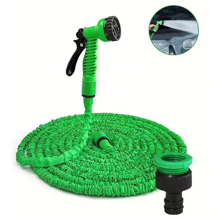 Mangueira de expansão de mangueira de alta pressão, mangueira de irrigação de alta pressão pode estender mangueira de jardim, pistola de água para automóvel