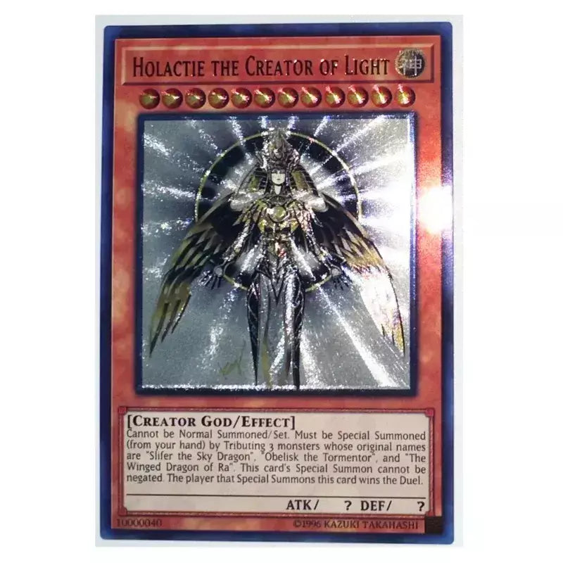 Yu Gi Oh O Criador Deus da Luz, Horakhty 10000040 UTR Toys Hobbies Passatempo Colecionáveis Jogo Coleção Anime Cartões