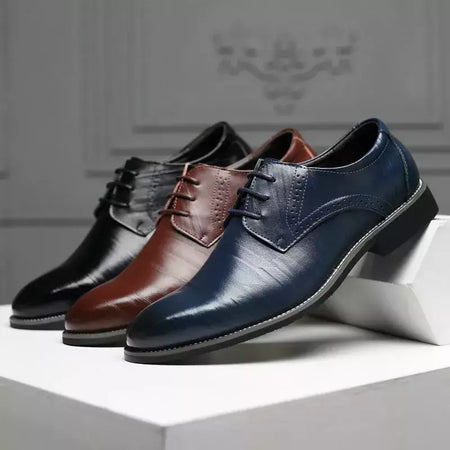 Masculino clássico dedo apontado fundo macio oxfords, sapatos masculinos, sapatos casuais de negócios, apartamentos de escritório, festa de casamento, vestido